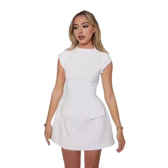 Robes Décontractées Pour Femme – Robe Dété Moulante Sans Manches – Taille Haute, Mini Fête, Plage, Streetwear, Débardeur – Noir Du 17,14 € | DHgate