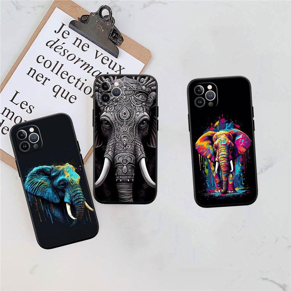 FM2 Animal Elephant Soft Shell Phone Case for Xiaomi Xiaomi Poco M4 M5 M6 M7 X3 X6 X7 F8 Ultra Pro GT NFC