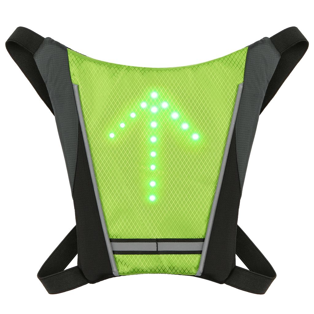 USB Wiederaufladbarer Reflektierender Rucksack Befestigungsclip mit Fernbedienung LED Signalleuchte Outdoor Sport Sicherheits Tasche Ausrüstung
