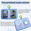 Interactive Toddler Photo Album Baby First Year Family Pictures Book with Chewable Rings and Shatters Resistant Mirror