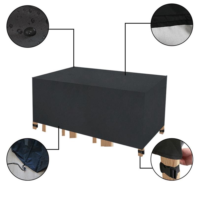 Outdoor Patio Garden Furniture Waterproof Covers Rain Snow Chair Covers For Sofa Table Chair Dust Proof Cover