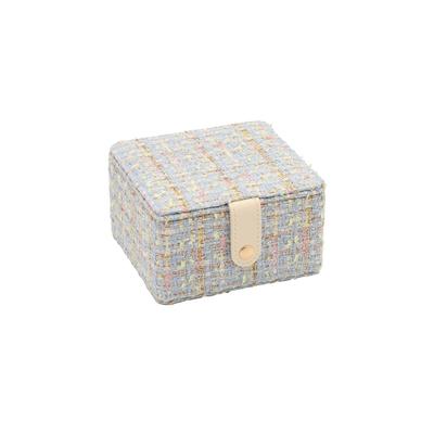 [Afternoon Tea Living] AfternoonTea LIVING Jewelry Storage JR79 Tweed Jewelry Box L Blue