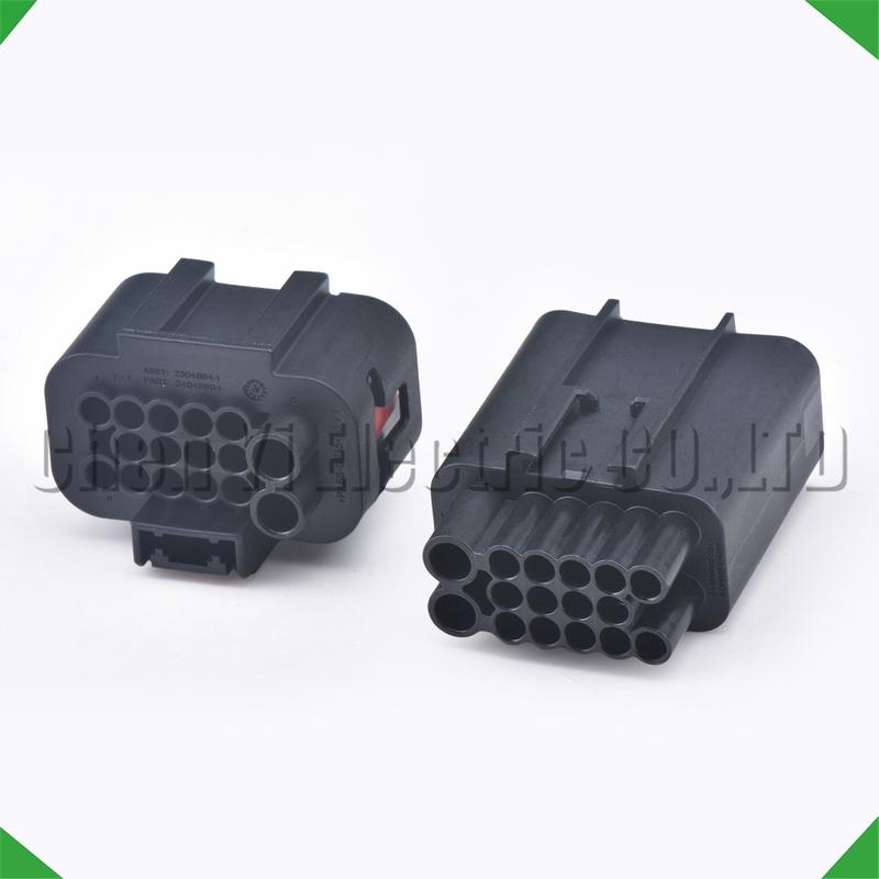 16 Pin Automotive Connectors Bumper Radar Sensor Trailer Power Wire Harness Plug 2304884-1 2404880-1 2304887-1 2404884-1 521194A