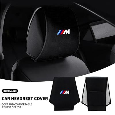 Car Seat Headrest Pillow Dustproof Protector Cover For BMW M M2 M3 E46 E90 E60 F30 F10 E39 E36 F20 G30 G20 E87 E92 E91 E30 F11