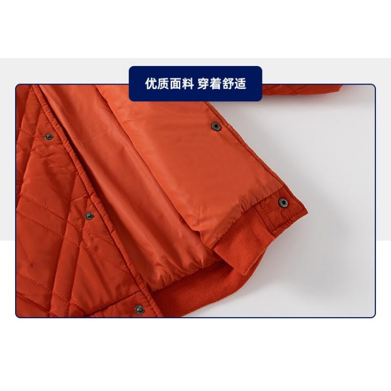Warmer Winter Casual Unifarbener Gepolsterter Jungenmantel Kinder Outdoor Warme Baumwolljacke