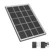 Camera Solar Charging Panel with Bracket 3W 5V Monocrystalline Silicon Type C Security Camera Solar 