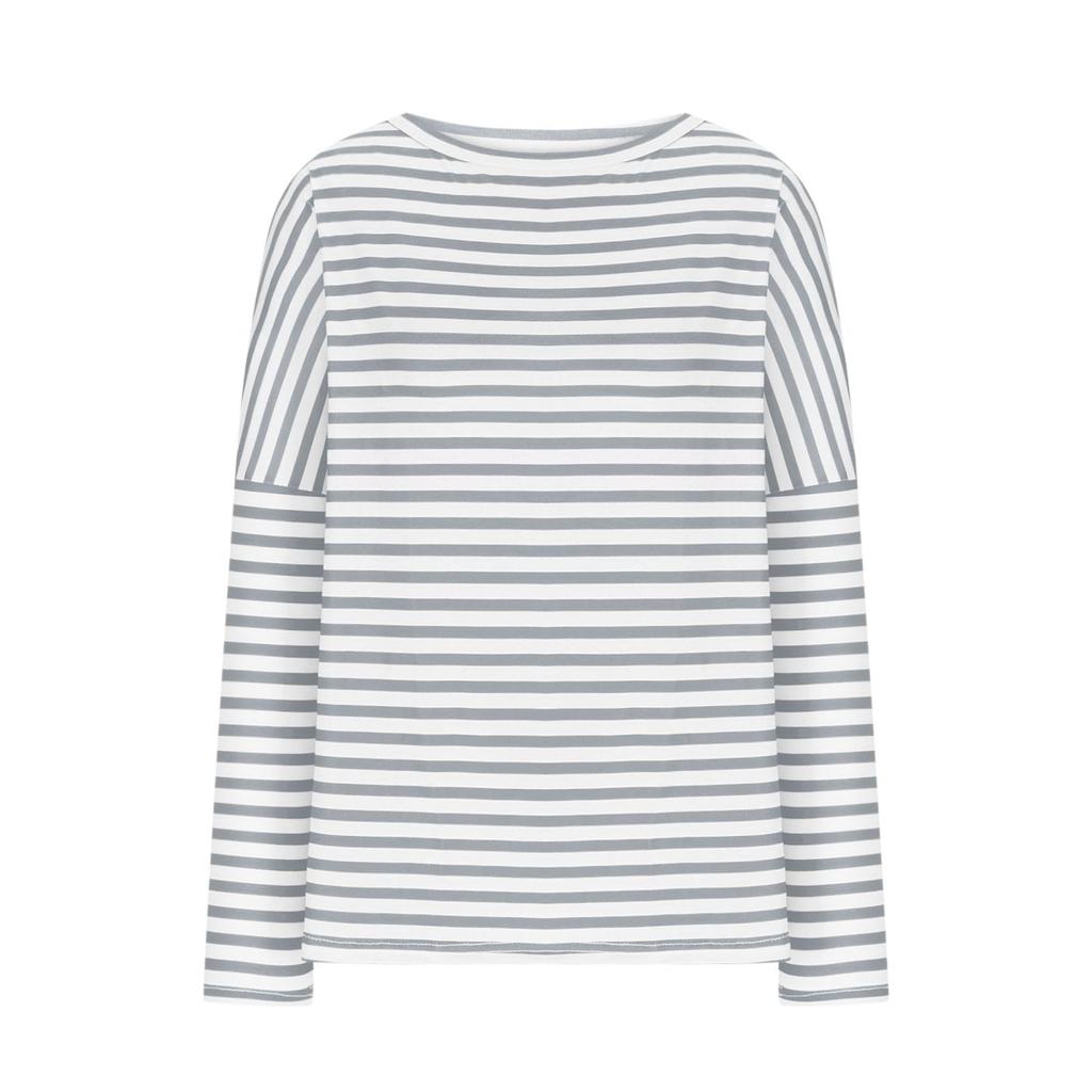 Tops For Women Striped Shirt  Casual Long Sleeve Shirts Fashion Top