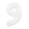 32/40Inch Cream Color Number Balloons 1-9 Large Digital Foil Helium Ball Girl Kids Adult Happy Birthday Party Decoration Wedding