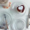 Plateau Glass Simple Transparent Embossed Lead-free Breakfast Plate 6-inch Small Fruit Plate Heat-resistant Kitchen Products