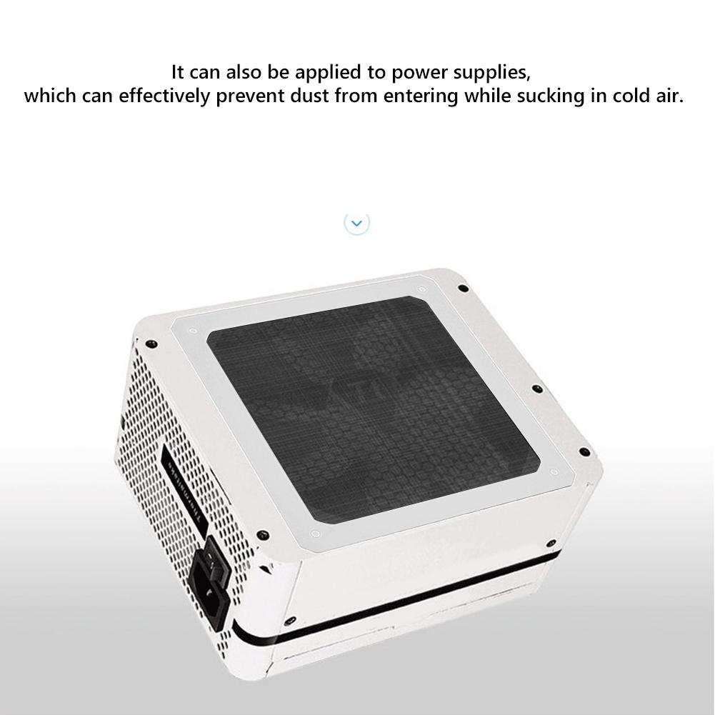 8-14cm PC Computer Case Cooling Fan Magnetic Dust Filter Dustproof Mesh Cover Chassis Cooling Dust Filter