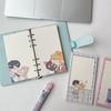A6 45Sheets Leaf Notebook Refill Spiral Binder Inner Page Budget Page Weekly Monthly Inside Paper Stationery
