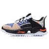 Li Ning Abrasion Resistant Thermal Low Top Running Shoes Unisex Blue Apricot Black AGLR011-3