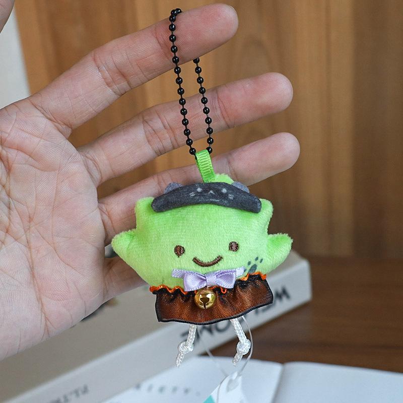 Cute Fried Shrimp Plush Keychain Cartoon Doll Bag Charm Girly Pendant Toy