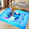 Love You Stitch Heart Carpet For Playroom Bedroom Living Room Sofa Home Decorkids Game Area Rug Nonslip Floor Mat