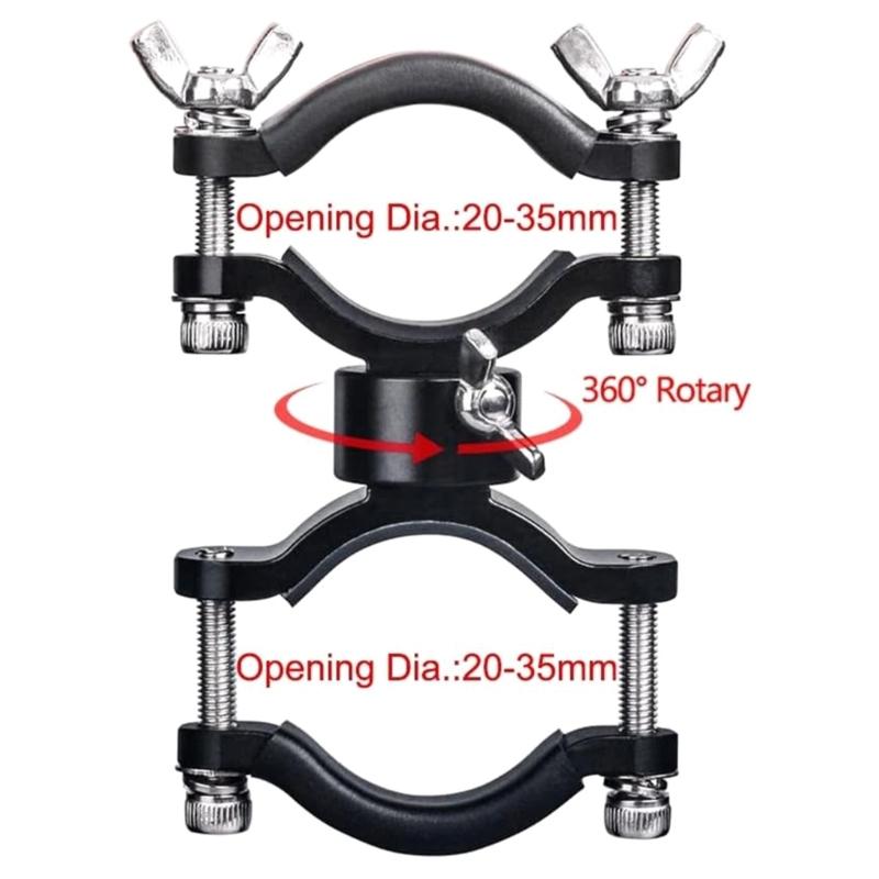 Fahrrad-Taschenlampenclip, Fahrrad-Taschenlampenhalterung, Fahrradlicht-Halterung, Fahrradlicht-Halterungen