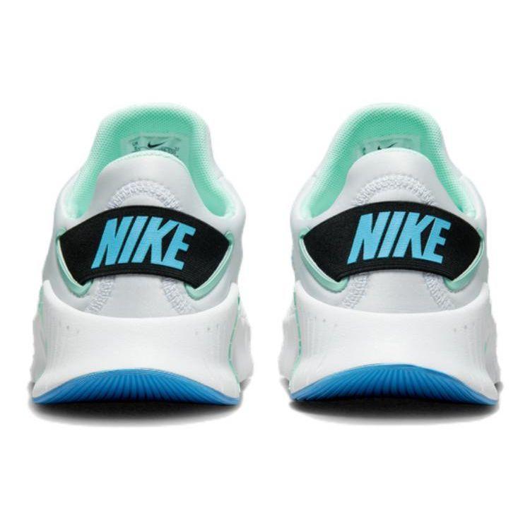 Nike Free Metcon 4 White Mint Foam Women Sneakers University-Blue Metallic-Silver CZ0596-100