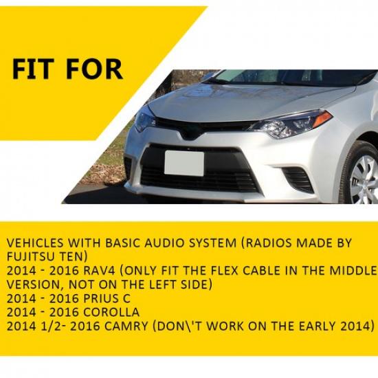 6.1"Touch screen Glass Digitizer Glass For Toyota 14-16 Corolla Camry RAV4 Prius