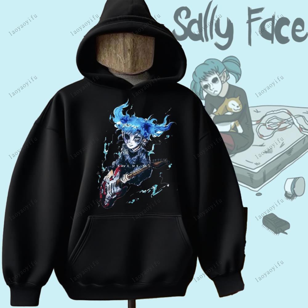

Жіноче худі Sally Face Гра жахів та містики Sally Face Пуловер Комфортний світшот з особистістю Друковане худі L