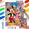 Mickey Donald Daisy Pluto Oil Painting Hand Painting Art Kit Coloring Painting Handmade Diy Home Decoration Gift