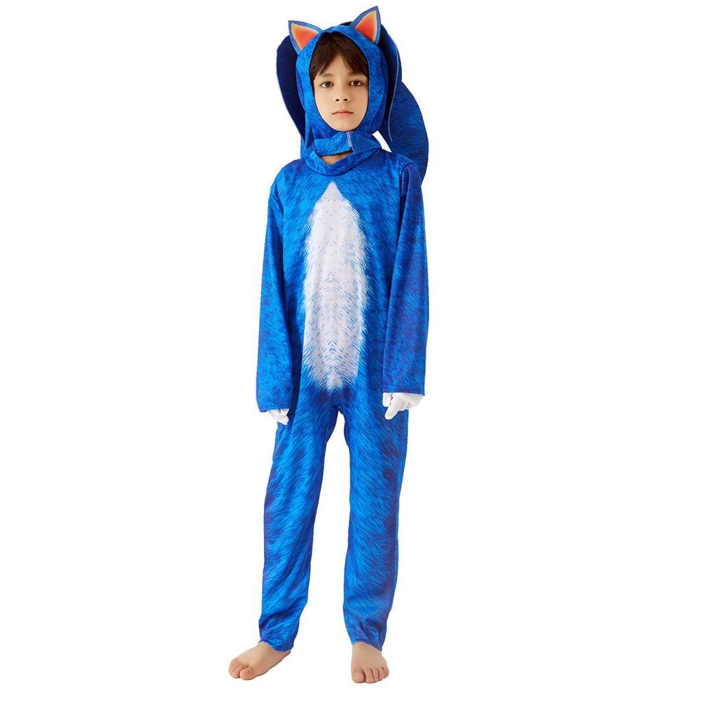 Kids' Blue Sonic the Hedgehog Carnival Costume