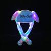 Adorable Bunny Hat: Cute Plush Hat with Moving Ears and a Glowing Airbag To Keep You Warm and Stylish.