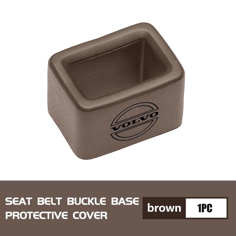 Awqtn1 Car Seat Belt Buckle Protection Anti-Scratch Cover Cushion Auto Accessories For Volvo XC60 XC90 S60 S80 V60 C70 S40 C30 V90 V60