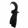 Crinkle Women Scarf Shawl Hijab Muslim Long Headscarf Head Wraps Solid Scarves Female Plain Head Scarf Headband Stoles Bandanas