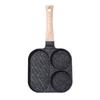 Three-in-one Breakfast Frying Pan Household Fried Eggs Multifunctional Steak Pan Medical Stone Non-stick Breakfast Pan
