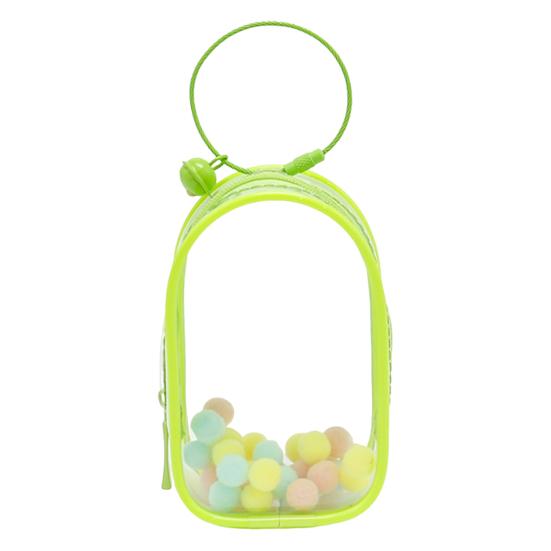 Transparent Doll Display Bag Zipper Closure Dustproof PVC Waterproof Portable Mini Toy Storage Organizer Carrying Pouch