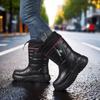 Herren Schnee Stiefel Wasserdicht Regen Stiefel Verdickt Fleece Hoher Schaft Freizeit Schuhe Bequem Warm Baumwolle Schuhe EVA Arbeit Herren Stiefel