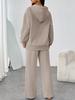 2026 Autumn/Winter Oversized Hoodie & Wide-Leg Pants Set