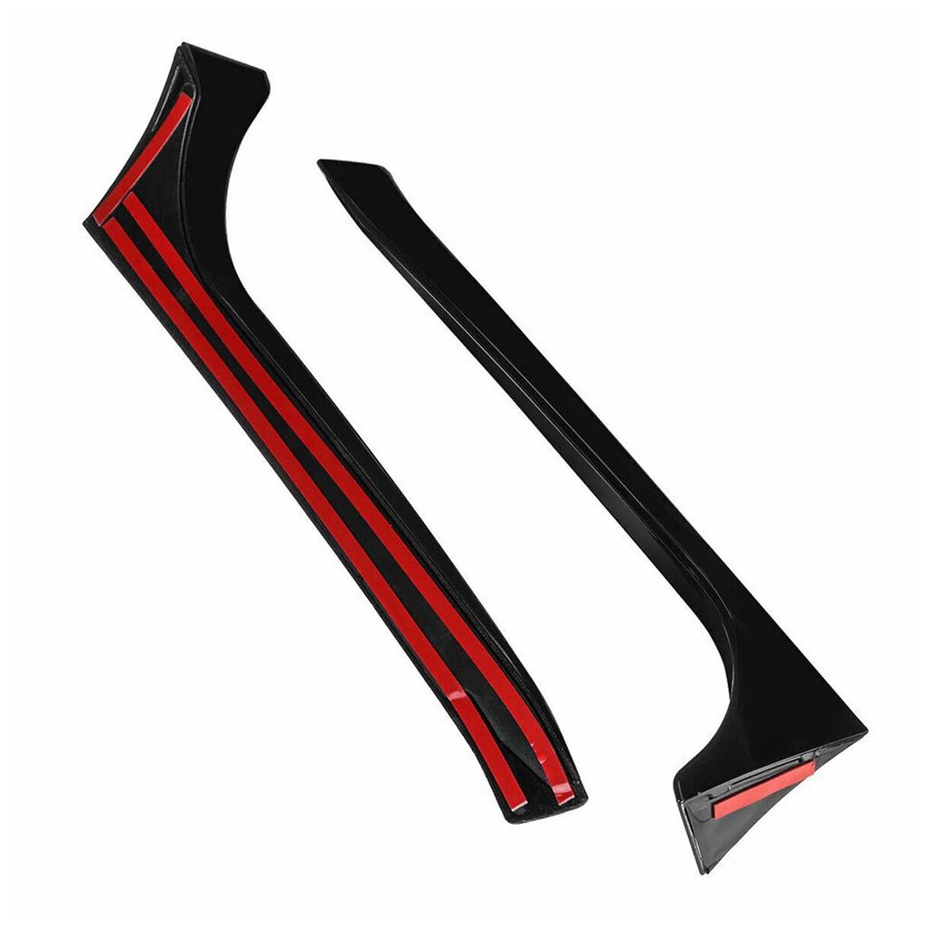 Gloss Black Pair Rear Window Side Wing Spoiler For VW Golf MK6 GTI 08-13