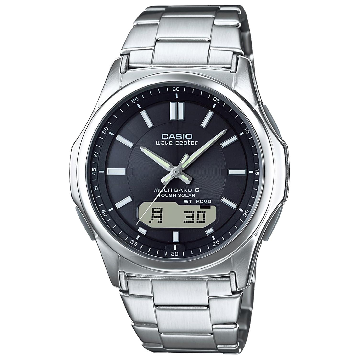 

[Casio] Wave Ceptor Solar Radio-Controlled Men s Watch WVA-M630D-1AJF Silver - Authentic Japanese Model