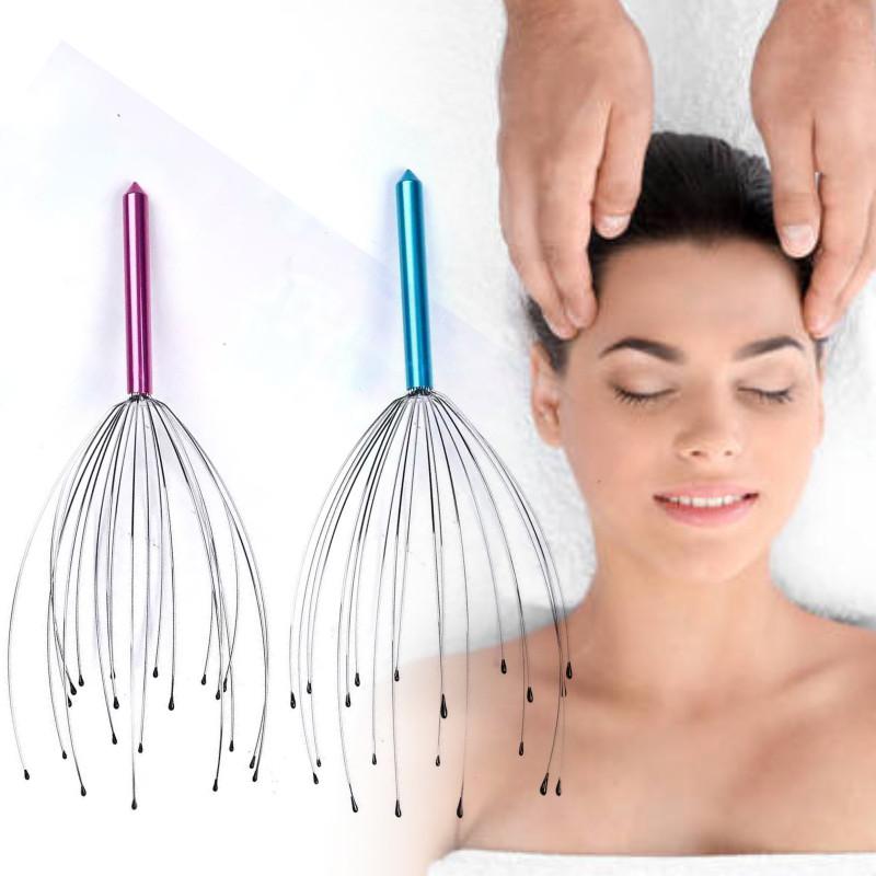 Head Relax Massager Healing Neck Claw Antistress Pain Relief Scalp Headache Spa