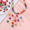20pcs/Lot Colorful Stone Skull Beads Synthetic Turquoise Spacer Bead for Bracelet Necklace DIY Jewelry Making Accessories