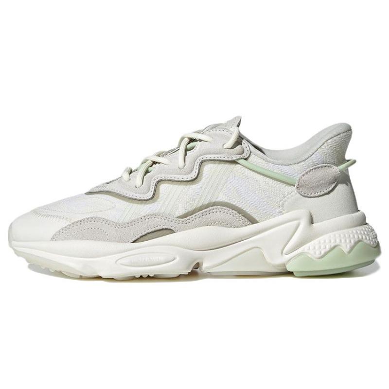 

Adidas Originals Ozweego Mesh Synthetic Leather Low Top Lifestyle Dad Shoes Unisex Chalk White Light Gray GW9749 36.5 білий