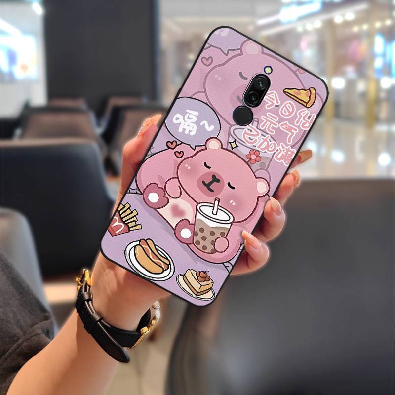 Couple Shockproof Phone Case For Xiaomi Redmi 8 Protective Anti-dust Phone Pouch Soft Case Full Wrap TPU Fashion Design