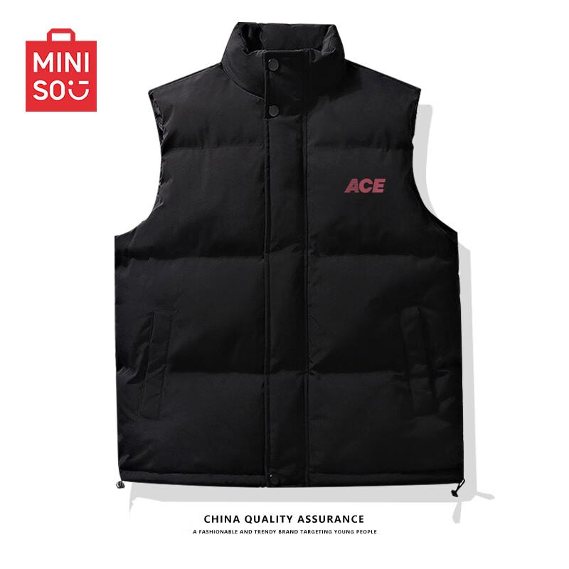 

MINISO Men s Winter Thickened Casual Vest XL