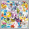 50 Creative Pokémon Graffiti Stickers for Notebooks, Desktops, Headphones, and Water Cups