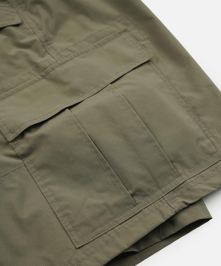 FRIZMWORKS Micro Ripstop Essential Cargo Shorts _ Light Olive