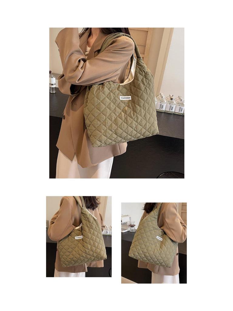 Podzim Zima Velkokapacitní Crossbody Kabelka - Jednoduchý Ležérní Studentský Dojížděcí Styl