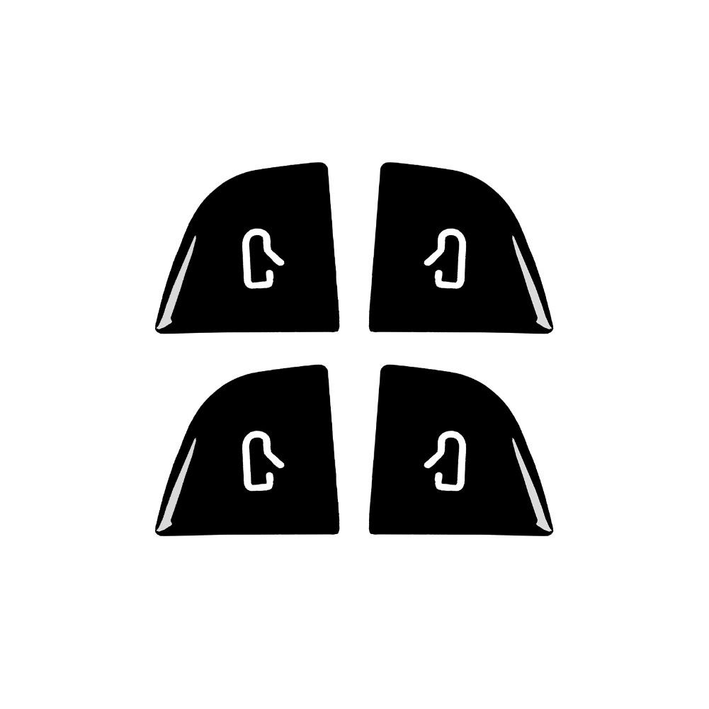 

Carbon Fiber Material Window Switch Decor Custom Fit Design Black
