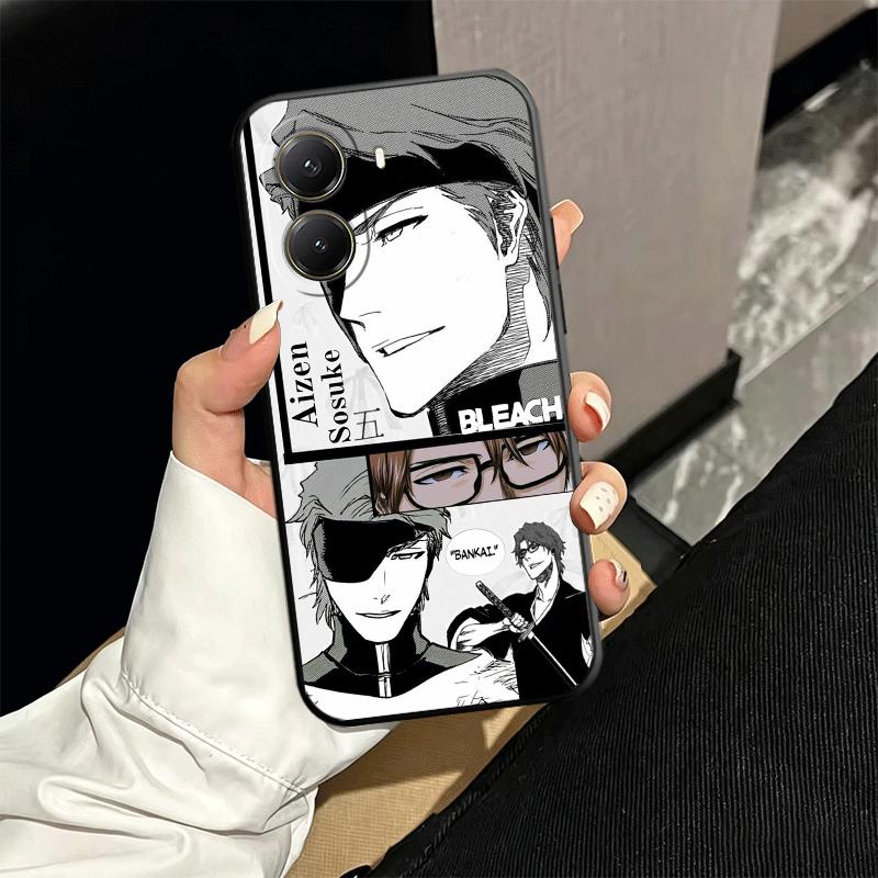 

Bleach Aizen Sousuke Soft Phone Case for Xiaomi Poco X5 X6 X7 X8 Pro Max X3 F7 F8 Ultra M8 M7 M6 M5 Redmi 15 15C 14C 13C 12C X4 Xiaomi Poco X4 Gt