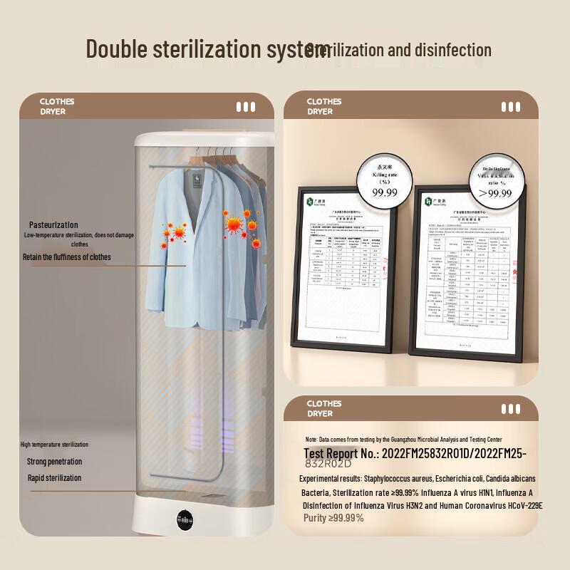 Midea Portable Foldable Clothes Dryer with Disinfection