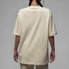 Jordan Drop Shoulder Sleeve T Shirt Women's Beige FQ0362-113