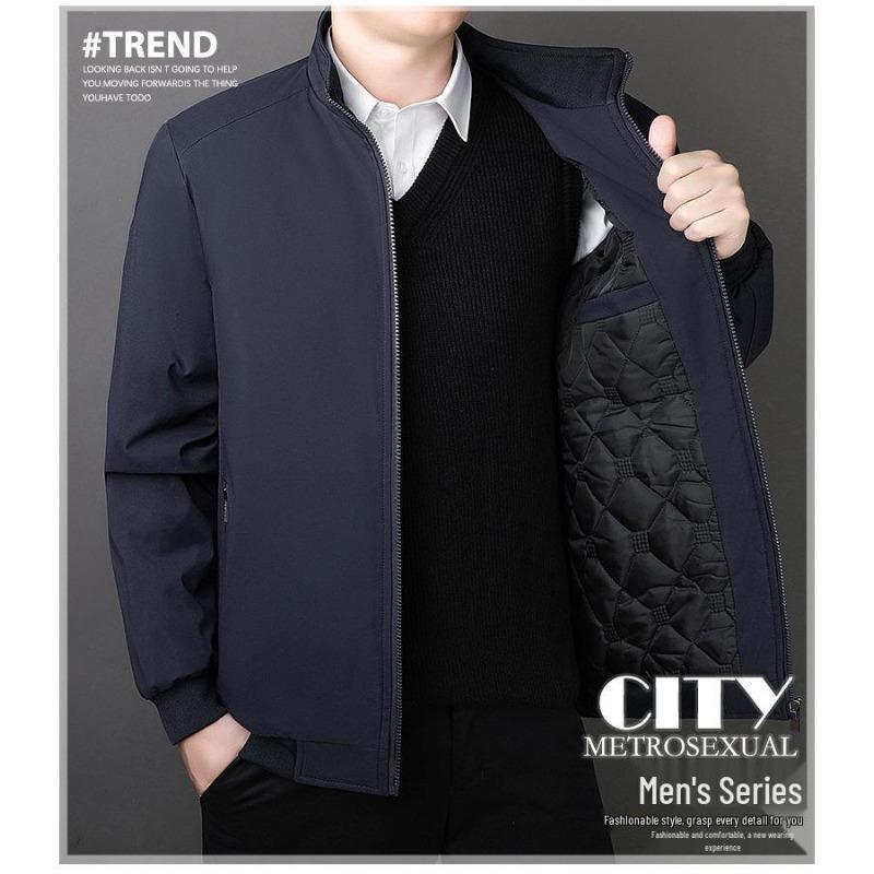 Men's Plus Size Cotton Jacket 2026: M-8XL, Middle-Aged & Elderly, Velvet-Lined Outerwear
