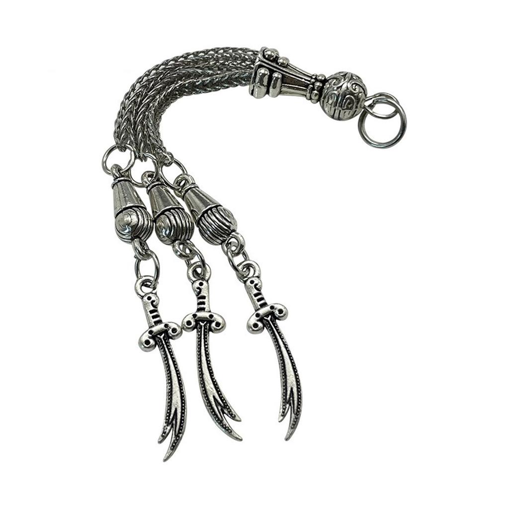 Vintage Metal Brushes Antique Silver Necklace Accessories Religious Jewelry Making Components DIY Bracelet Connectors