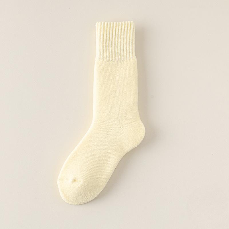 Extended and Thickened Cashmere Socks for Women and The Elderly To Keep Warm In Autumn and Winter. Woolen and Fleece Sleeping Socks