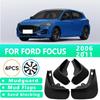 Mud Flaps Fit for FORD FOCUS 2006-2011 2007 2008 2009 2010 Mudguards Tire Fenders Splash Proof Accessories Wheel Guards 4ps