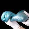 Masturbation Cup Bizarre Shapes Sex Toys For Men Simulated Animal Wolf Vagina 560g 16cm Blue Liquid Silicone Sex Dolls